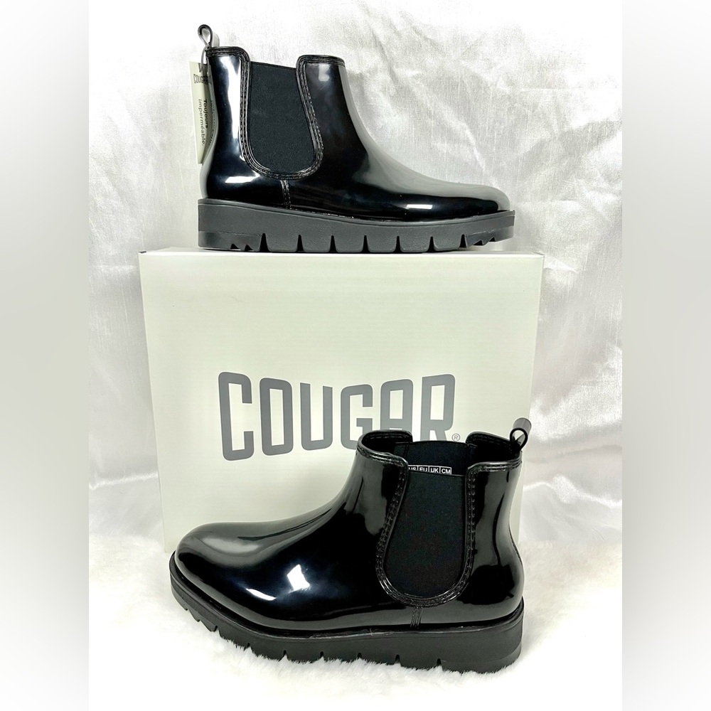 Cougar Firenze Chelsea Rain Boot - Shiny Black